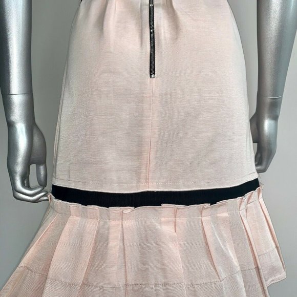 D&G by DOLCE&GABBANA Pink Cotton Sleeveless Dress SZ 42 - Picture 5 of 14